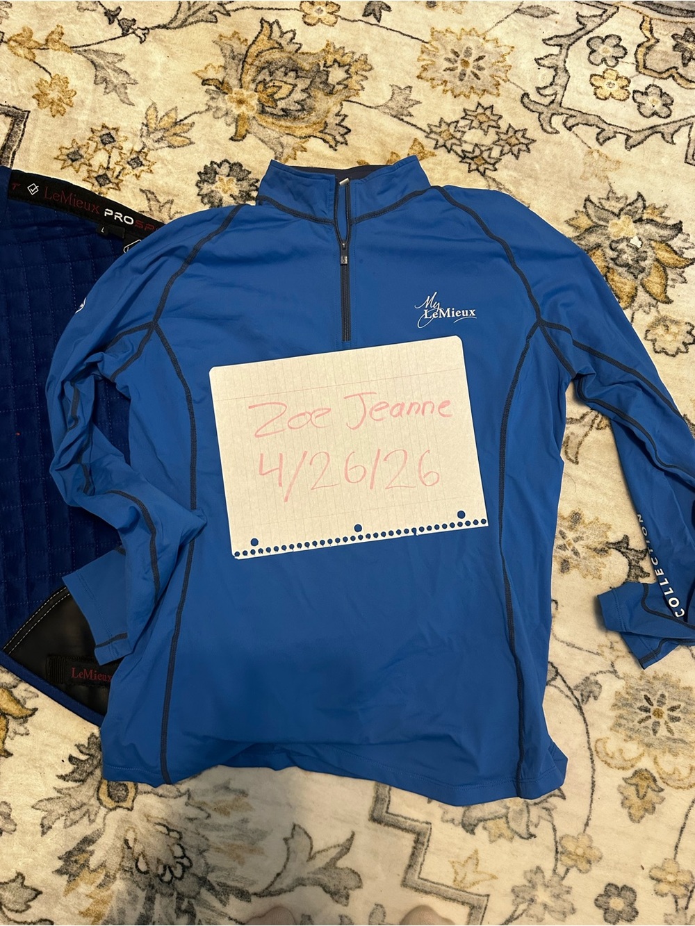 Lemieux Benetton Blue Baselayer, Size XL